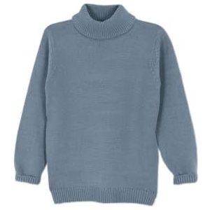 Gocco Pullover met rolkraag, groen, standaard voor kinderen, Groenachtig, 7-8 Jaren