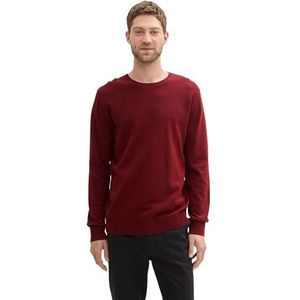 TOM TAILOR heren trui, 13721, bordeauxrood, XXL