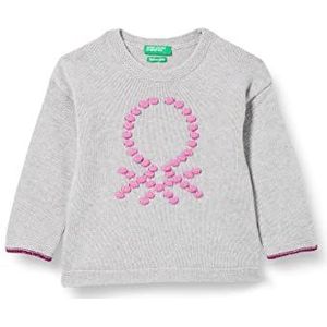United Colors of Benetton Pullover voor meisjes, grijs 501, 24 Maanden