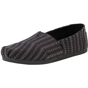 TOMS Alpargata Cloudbound instappers voor dames, Zwarte Driehoek Geweven, 38 EU