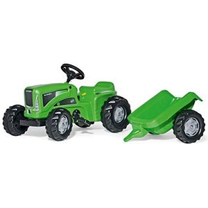Rolly Toys Futura Tractor met aanhanger (tractor met achterkoppeling, draaibediening van de schakelaar, leeftijd vanaf 2,5-5 jaar, kindervoertuig)