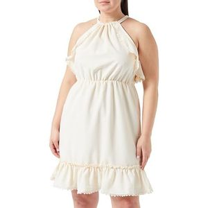 faina Mini-jurk voor dames, Crème, XL