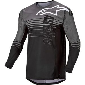 Alpinestars Techstar Graphite Motorcross Jersey Jacket, donkergrijs/zwart, S