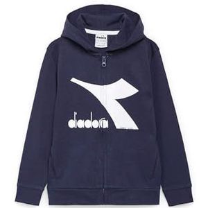 Diadora JU.Hoodie FZ Kinderen en jongeren, Klassiek Navy, XL