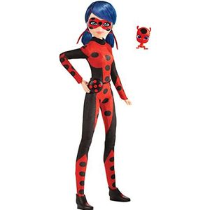 Bandai - Miraculous Ladybug - Pop - Ladybug Time to de-evilize - Beweegbare speelpop 26 cm - P50006
