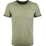 T-shirt - Kleurverloop - Jersey - Slanke Pasvorm - Kwartmouw