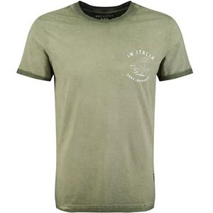 T-shirt - Kleurverloop - Jersey - Slanke Pasvorm - Kwartmouw