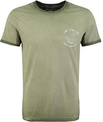 T-shirt - Kleurverloop - Jersey - Slanke Pasvorm - Kwartmouw