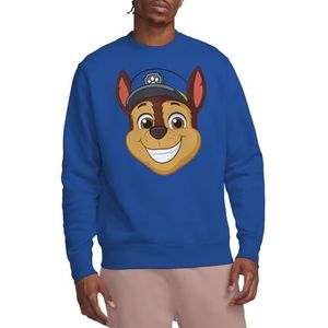 Paw Patrol Chase Grin Crew Sweatshirt, koningsblauw, Small, Koninklijk, S