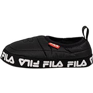 FILA Comfider Kids Pantoffels voor kinderen, uniseks, zwart, 29 EU