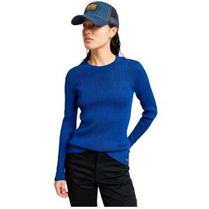 G-Star RAW Plated Slim Knit, meerdere kleuren (Racing Blue/Osaka Blue Rib D25310-d767-g866), XL