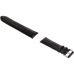 Garett GT16 armband zwart leer, czarny, leer
