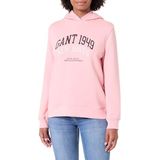 GANT REG Arch Print Hoodie, Summer Rose, XS