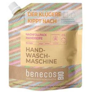 BenecosBIO Navulzak, handzeep, biologische haver, handwasmachine, veganistisch, gerecycled plastic