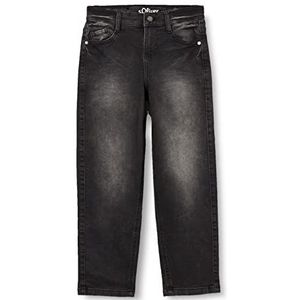 s.Oliver Jongens Dad Fit: Jeans met wassing, grijs, 134 cm (Slank)