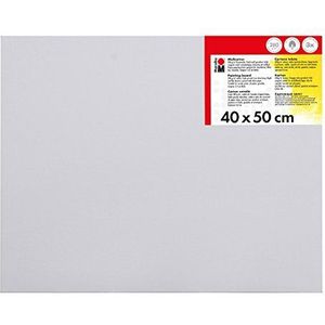 Marabu 1620000000400 - schilderkarton wit, ca. 40 x 50 cm, kartondikte ca. 0,4 cm, gelamineerd met 280 g/m², 3-voudig geprimed, licht zuigend, voor acryl-, olie-, gouache- en temperafkleuren