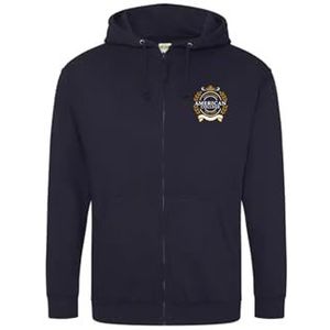 AMERICAN COLLEGE USA Sweatshirt Sweatshirt Print Warme Kleding Uniseks Mannen en Vrouwen Casual Model ACSZW5 Navy M, Blauw, M