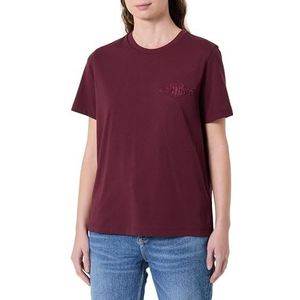 REG Tonal Shield SS T-shirt, rood, XS
