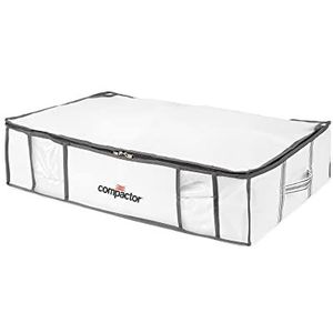 Compactor Grote Ruimtebesparende Onder Bed Vacuüm Opbergdoos, Kledingorganizer, Beddengoed, Linnen en Dekbedopslag, Compatibel met Vacuüm en Pomp, 145 liter, Life Collectie