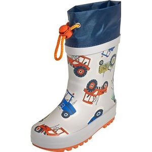 Playshoes Jongens Unisex kinderen regenlaarzen rubberlaarzen, tractor, 20 EU, Tractor, 20 EU