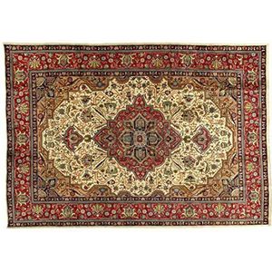 Eden Carpets M. Tabriz Vloerkleed Handgeknoopt Bangle, katoen, veelkleurig, 200 x 290 cm