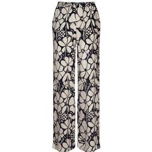 Seidensticker Damesbroek, regular fit, broek met zakken, lange mouwen, 100% viscose, Donkerblauw, 34