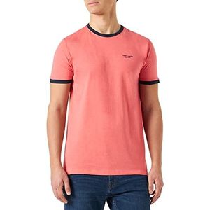 Teddy Smith - The-Tee MC – T-shirt voor heren – casual, Pop Coral China, XXL