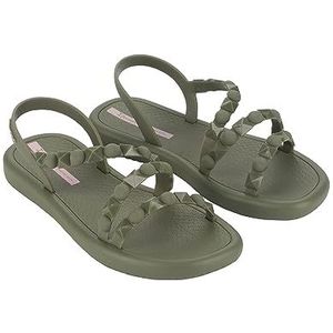 Ipanema MEU SOL Flatform AD Sandalen voor dames, groen/roze, 39 EU, green pink, 39 EU