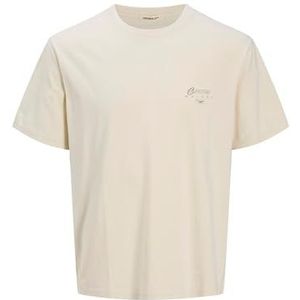 Jack & Jones - Joralmeria World Tee - T-shirt - Antique White - 100% Katoen