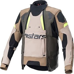 Alpinestars Halo Drystar Motorjas, textiel, kaki, XXL