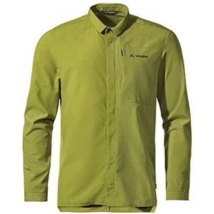 VAUDE Men's Yaras LS Polo Shirt, Wild Lime, L