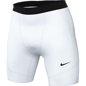 Nike Heren Mid Thigh Length Tight M Np Df Short, wit/zwart, FB7958-100, M