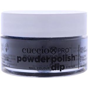 Cuccio donkerblauw met zwarte Undertones Nail Color Dip System Duiken Poeder