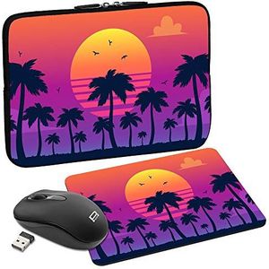Pedea Design Tablet PC hoes 15,6 inch + Maus und Mauspad california beach