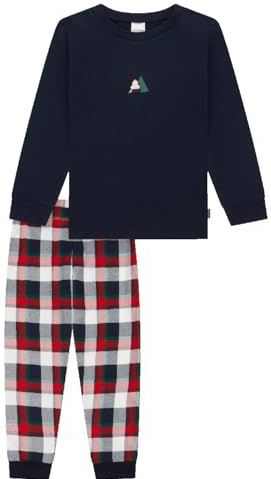 SCHIESSER - Nachtkledij - Nachtblauw - Family - 2-delig - Lang/maxi