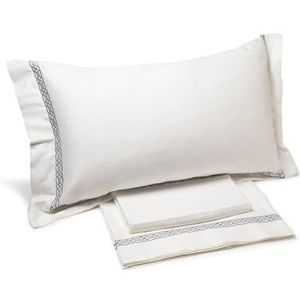 Caleffi Luxor 1002836 Beddengoedset voor tweepersoonsbed, grijs