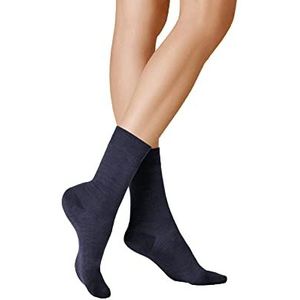 KUNERT Sensual Merino sokken voor dames, blauw (Night Blue 2220)., 39/42 EU