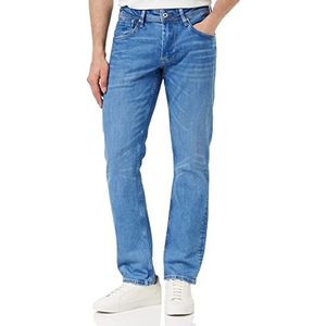 Pepe Jeans Heren Cash Jeans Regular Fit Regular Rise Denim, Blauw (Denim-vs3), 28W / 32L