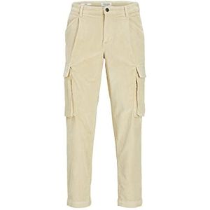 Jack & Jones JJIBILL JJCORDUROY AKM Oatmeal Cargobroek, 28/30