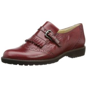 Hassia Dames Fermo, brede G-instappers, Rood robijn 4300, 40 EU
