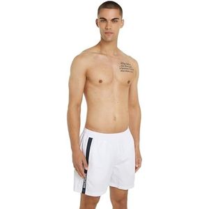 Tommy Hilfiger Heren Medium Trekkoord Tape Wit XL, Wit, XL