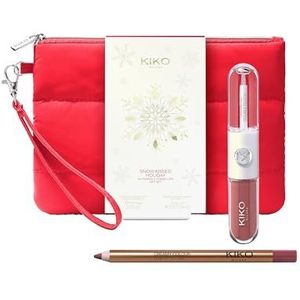 KIKO Milano Snow-Kissed Holiday My Perfect Combo Lips Gift Set-02, Lipmake-upcadeauset: Unlimited Double Touch en lippotlood