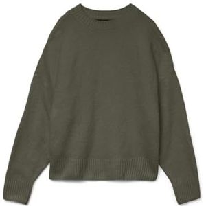 Vero Moda - VMBOOM LS O-NECK PULLOVER GA NOOS - Gebreide Trui - Grape Leaf