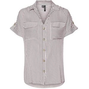 VMBUMPY S/S Shirt WVN GA NOOS, Nostalgia Rose/Stripes: sneeuwwit, S