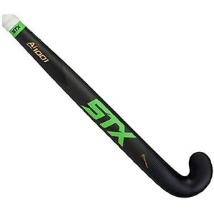 STX Unisex Ai 1101 Hockey Stick, zwart/groen, 37.5 UK