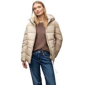 Street One - Kort Gewatteerd Jack - Beige - Dames
