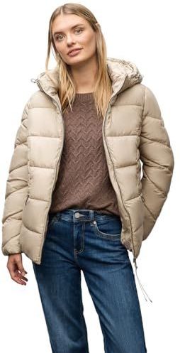 Street One - Kort Gewatteerd Jack - Beige - Dames