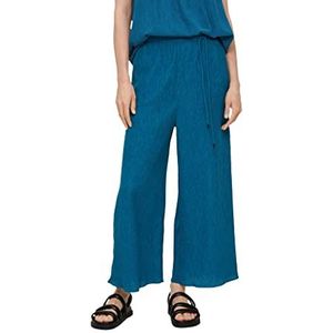 s.Oliver - Culottes - Crinkle-effect - Met Strikceintuur - Hoge Taille