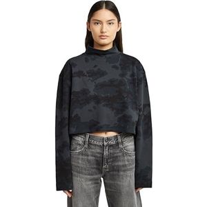 Oversized Cropped Turtle - Sweater - Meerkleurig - Dames