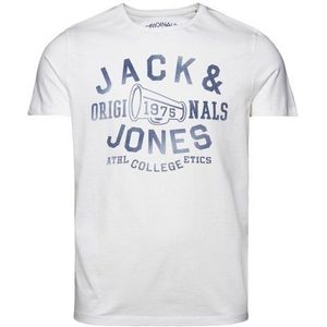 Jack and Jones Heren Koop Altijd T-shirt met korte mouwen, Wit (Cloud Dancer), XXL